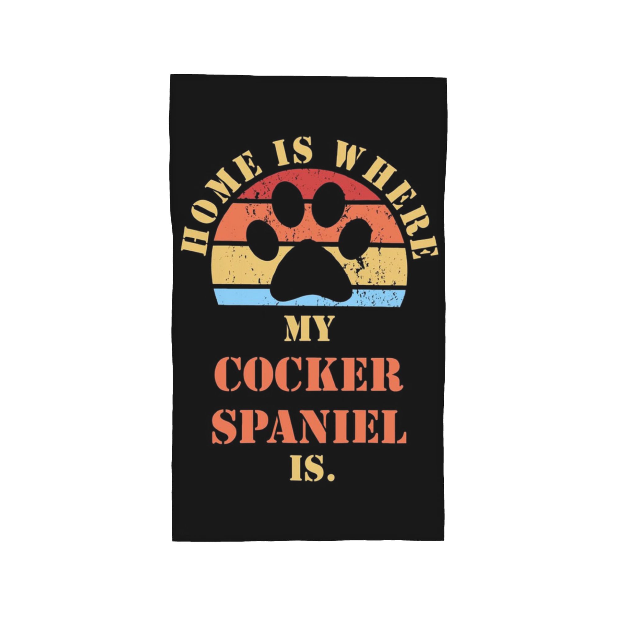 

Gold Cocker Spaniel Puppy Dog Soft Face Towel Quick Dry Pool Bath Cotton Towels Breathable W30*H60(CM)