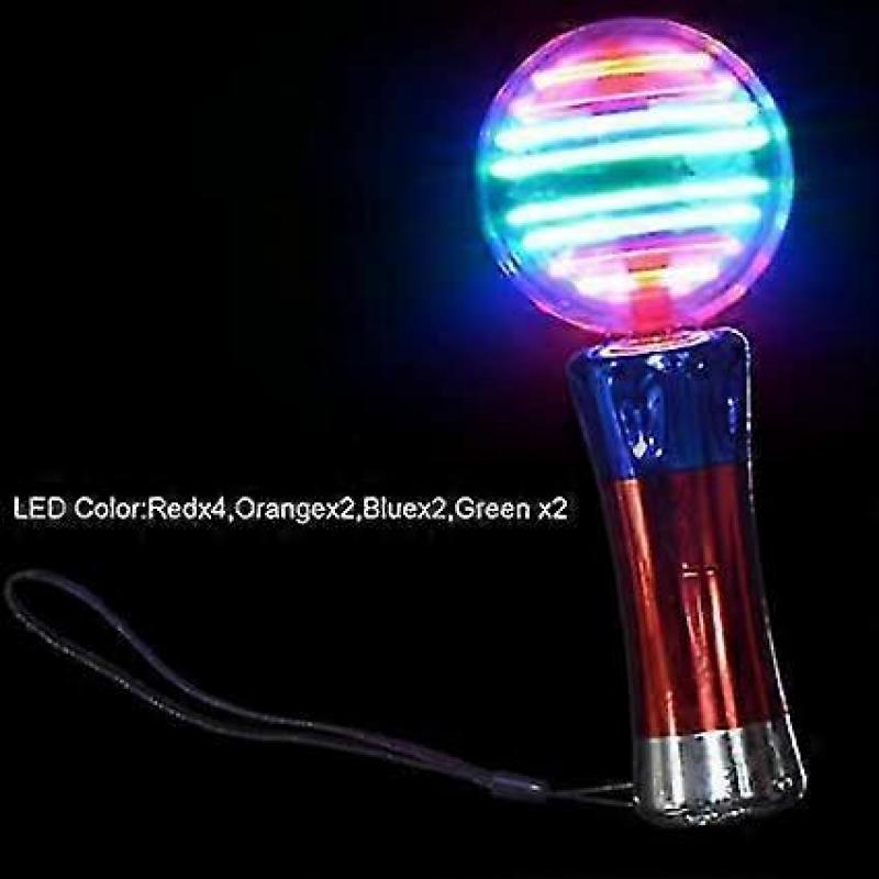 Light Up Magic Ball Toy Wands For Kids, Thrilling Spinning Light Show, Flashing Led Wands For Boys And Girls, Kids Performance Props Flash Toys, Fun G