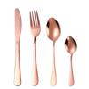 1010 Stainless Steel Western Cutlery Set: Thickened Knife, Fork, Spoon for Hotel & Home, Available In 4 or 24 Pieces