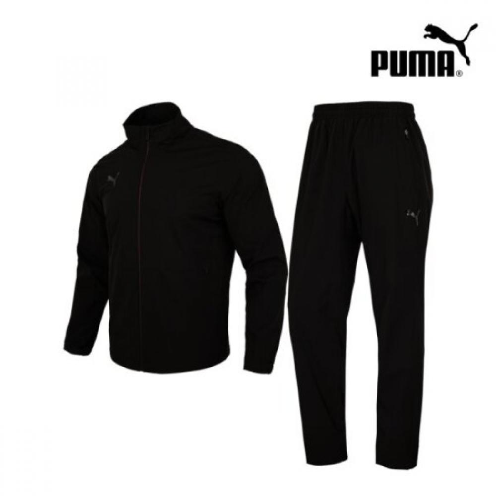 

Puma Kk Woven Men S Black Workout SweatShirt Set Suit size:85