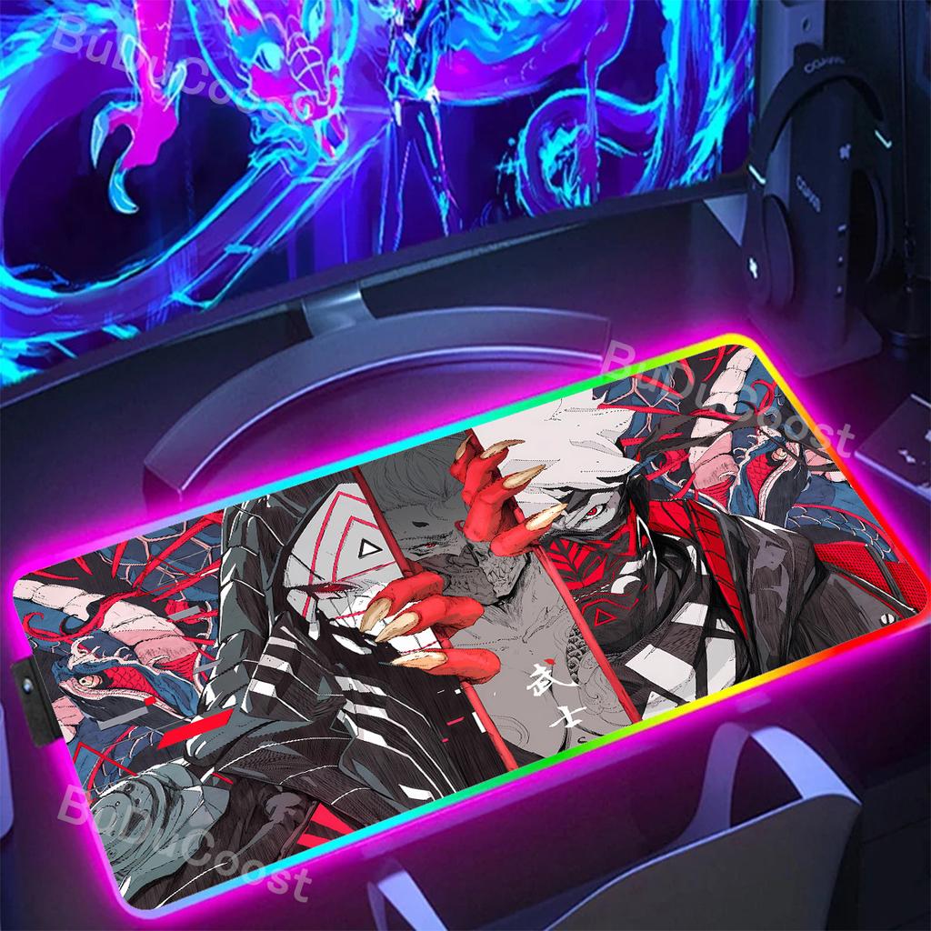 XXL Tastatur PC Japan Samurai Krieger Miyamoto Musashi Mauspads HD Benutzerdefiniert Antiquitäten teclado mouse pad Verriegelte Kante Schreibtischunterlage