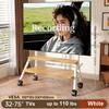 New Mobile TV Stand for Most 32-75 Inches TVs Portable Floor TV Stand with Locking Wheels ocking Wheels up to 110 Lbs