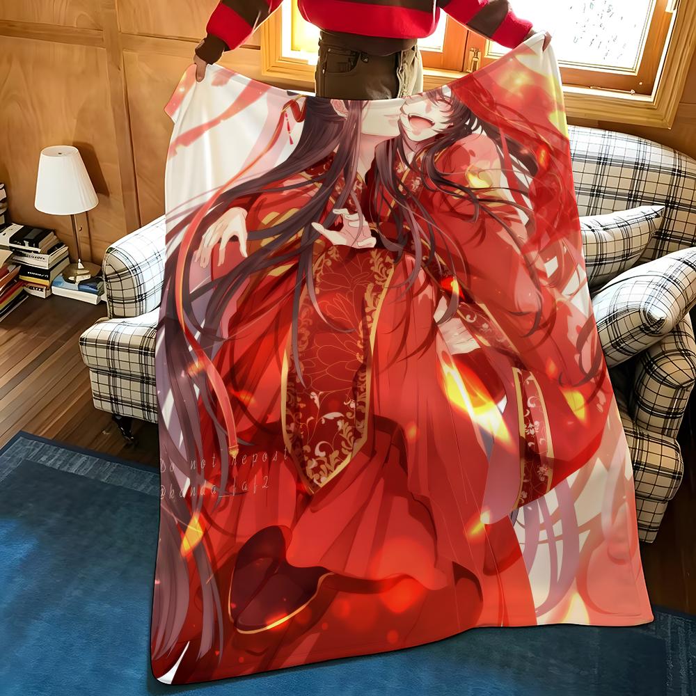 Novel G-Grandmaster O-Of D-Demonic C-Cultivation Throw Flannel Blanket Suitable for Sofas Beds Offices Travel, Camping Chairs