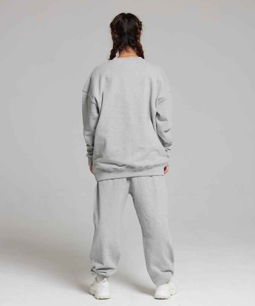 CREAM SODA LAB Ozzy Arc Logo Sweatshirt Gray Black