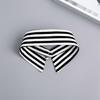 Modern Black White Striped Faux Collar Insert Detachable Collar False Lapel Blouse Collar False Collar Fashion Statement