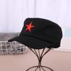 Solid Colors Men Women Army Cap Cadet Military Patrol Hat Golf Driving Red Star Pentagram Casual Hat