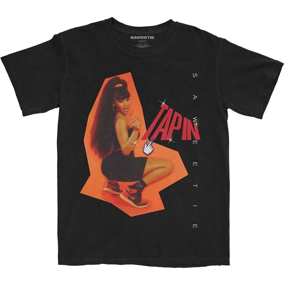 Saweetie Unisex T-Shirt: Tapin (Medium) L