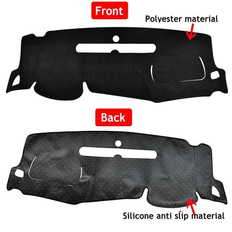 For Chevrolet Silverado/GMC Sierra 2007-2013 Car Dashboard Cover Mat Dash Board Sun Shade Anti-UV Pad Sun-proof Carpet Cushion