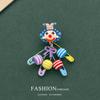 Circus Clown Brooch: Versatile, Creative, and Fun Pin for Bags and Pencil Cases