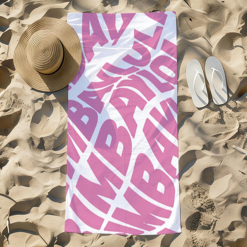 B-BimbaES Fashion Towel Beach Towel Oversized Quick Dry Towel Absorbent Soft Swim BeachTowels for Men Women