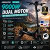 Patinete elétrico X7 9000W com motor duplo, bateria de lítio 72V 40Ah, patinete elétrico dobrável para adultos de 11 polegadas, armazém da UE, envio rápido.