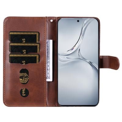 For OnePlus Nord CE4 Lite 5G/Oppo K12x 5G (China) (China) Case Zipper Pocket PU Leather Phone Cover