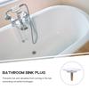 High Grade Copper Bathtub Drain Stopper Bathroom Sink Plug Smooth Draining Anti-Clog Design Hair Press Seal