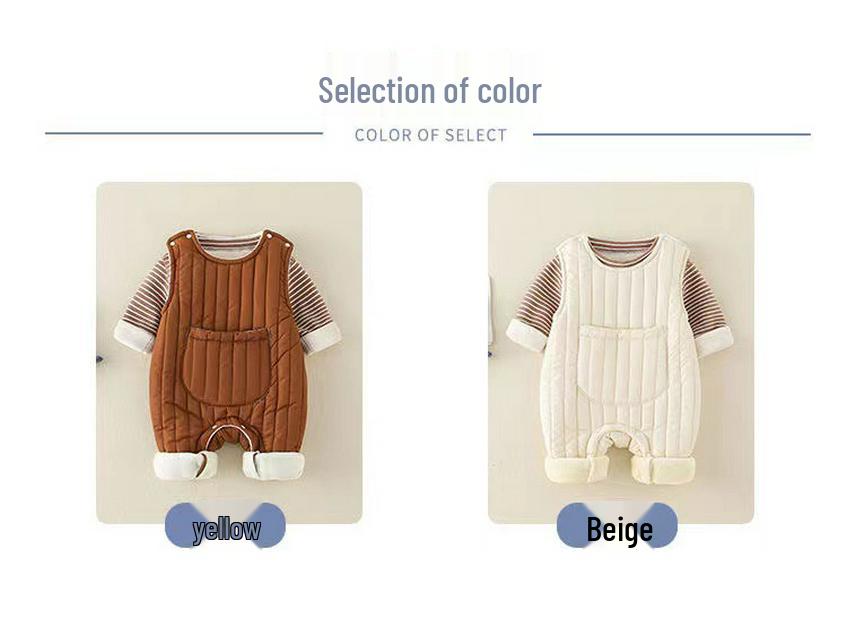 Baby Autumn/Winter Romper & Sweatshirt Set for Newborns, Boys & Girls - Anyang Children's Clothing