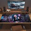 Cyberpunk Warrior Large Size Mouse Pad Large Gaming Table Cushion Nonslip Laptop Tablet Big Mousepad Xxl Mat Mini Pc Playmat With Lock Edge
