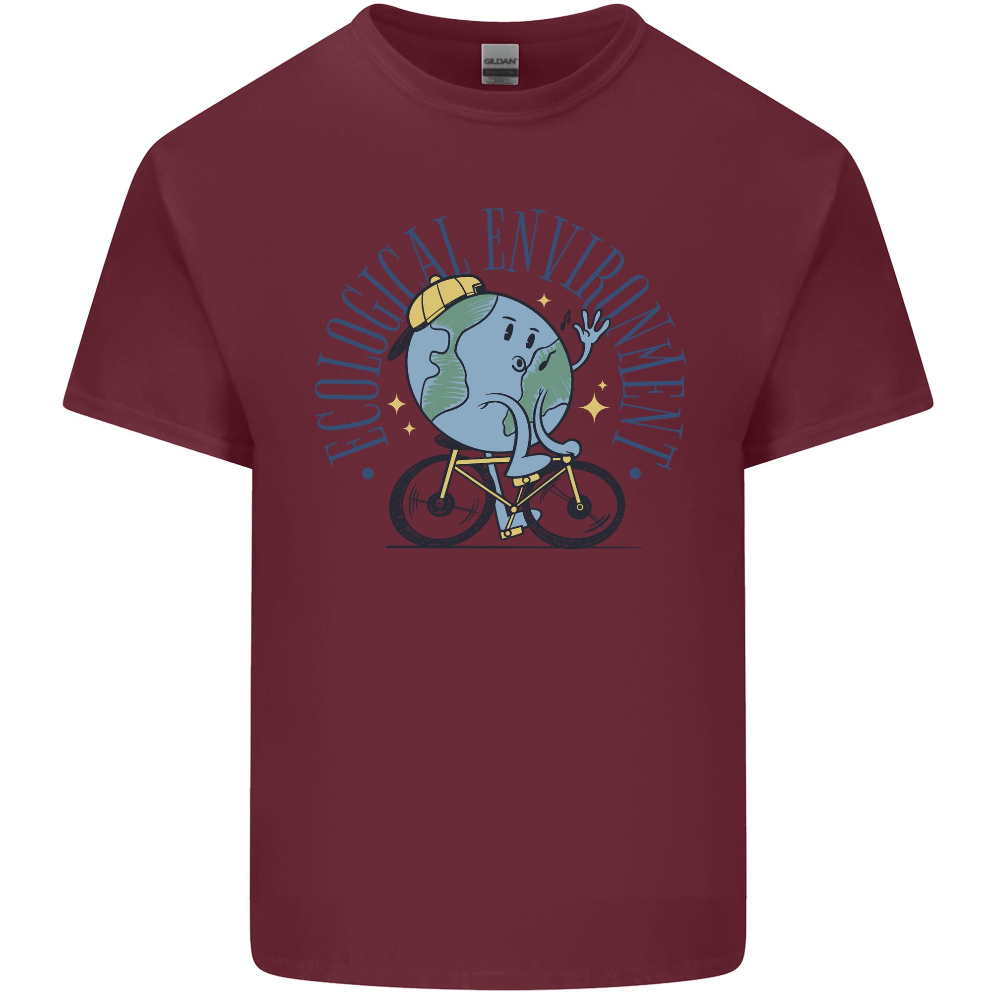 Ecological EnvironUnisext Climate Change Cycling Unisexs Light Cotton TShirt S