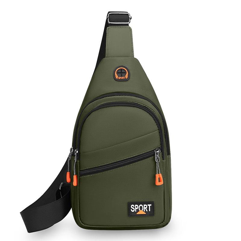 Men's Crossbody Bag Outgoing Lightweight Sports Travel Chest Bag Large Capacity Shoulder Bag