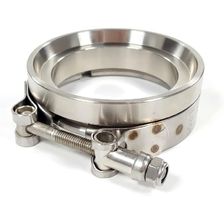 

3.25 Turbo Exhuast V-band Clamp Flange Kit For GT45 GT45R T304 Stainless Steel