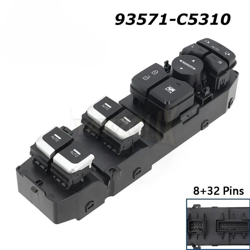 For Kia Sorento 2015 2016 2017 2018     Front Left Electric Power Window Control Switch Car Parts 93571-C5310