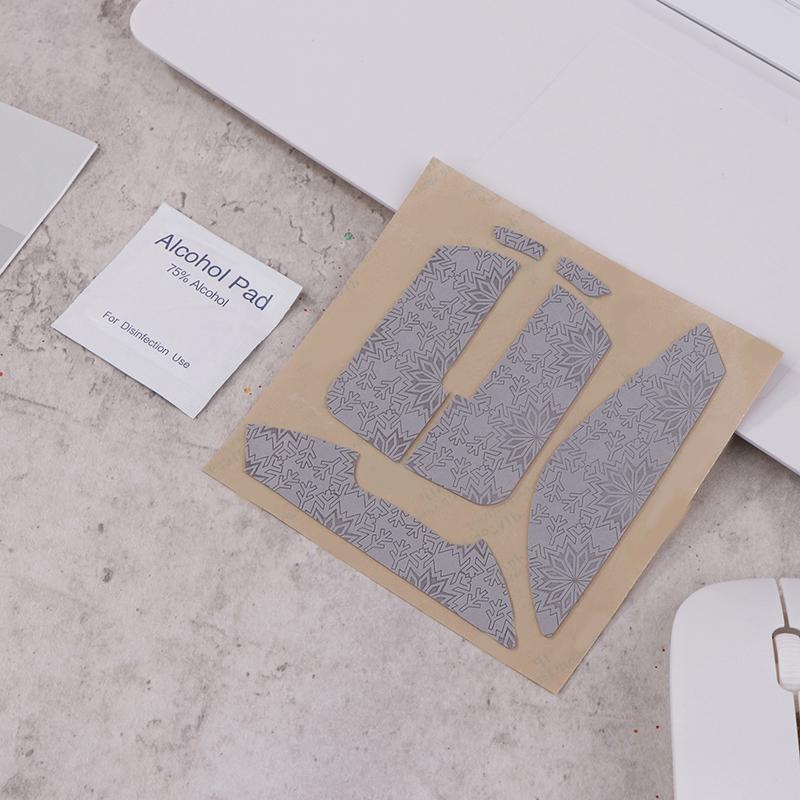 1Set Ultraglide Mouse Anti Slip Sticker For Viper V3 Pro Non-Slip Anti Sweat Tape Ultrathin Snowflake Texture Anti Sweat Patch