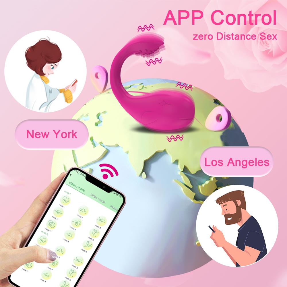 Wireless Bluetooth APP Vibrator Female Remote Control Egg Clitoris Stimulator G Spot Massager Sex Toys for Women Adults Goods