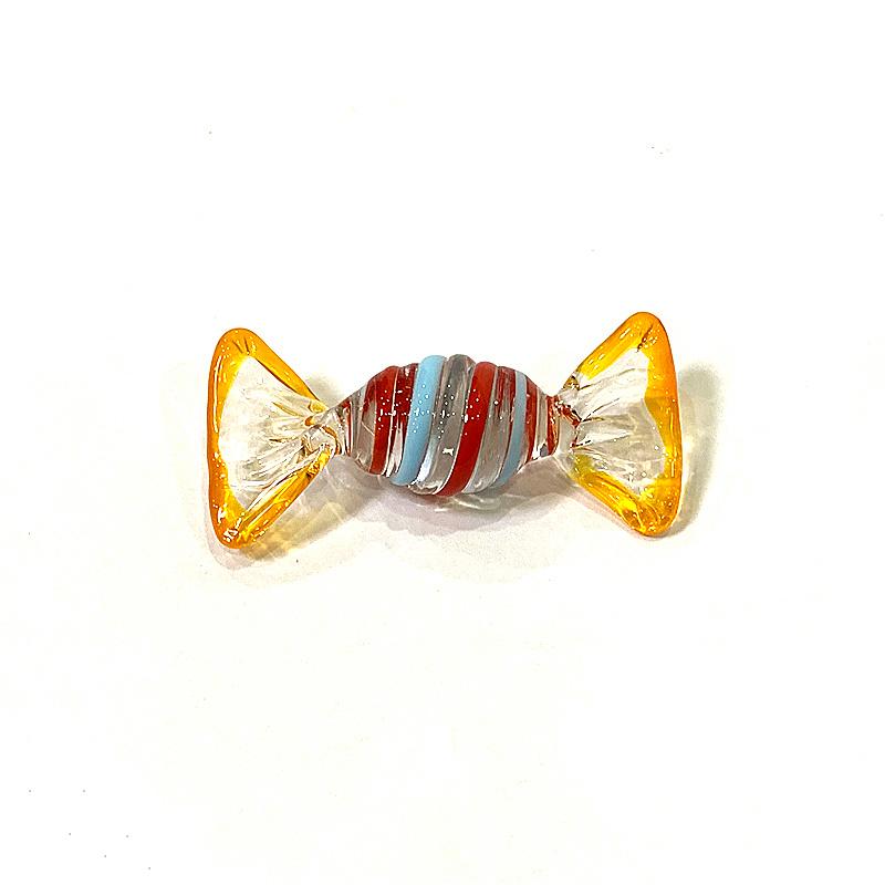 6pcs Vintage Murano Glass Candy Figurine Cute Sweets Ornament Home Table Decor Wedding Party Present Holiday New Year Xmas Gifts