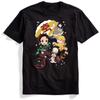 Japanese Anime Kimetsu No Yaiba T Shirt Kids Kawaii Cartoon T Shirt Demon Slayer Funny Demon