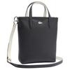 Lacoste Iconic Small Check PVC Tote Bag Women Tote Bags Black NF4929AA
