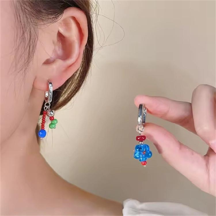 Elegant Black Dog Earrings Fashionable Asymmetrical Black Dog Earrings Accessory Adding Charm To Any Outfit