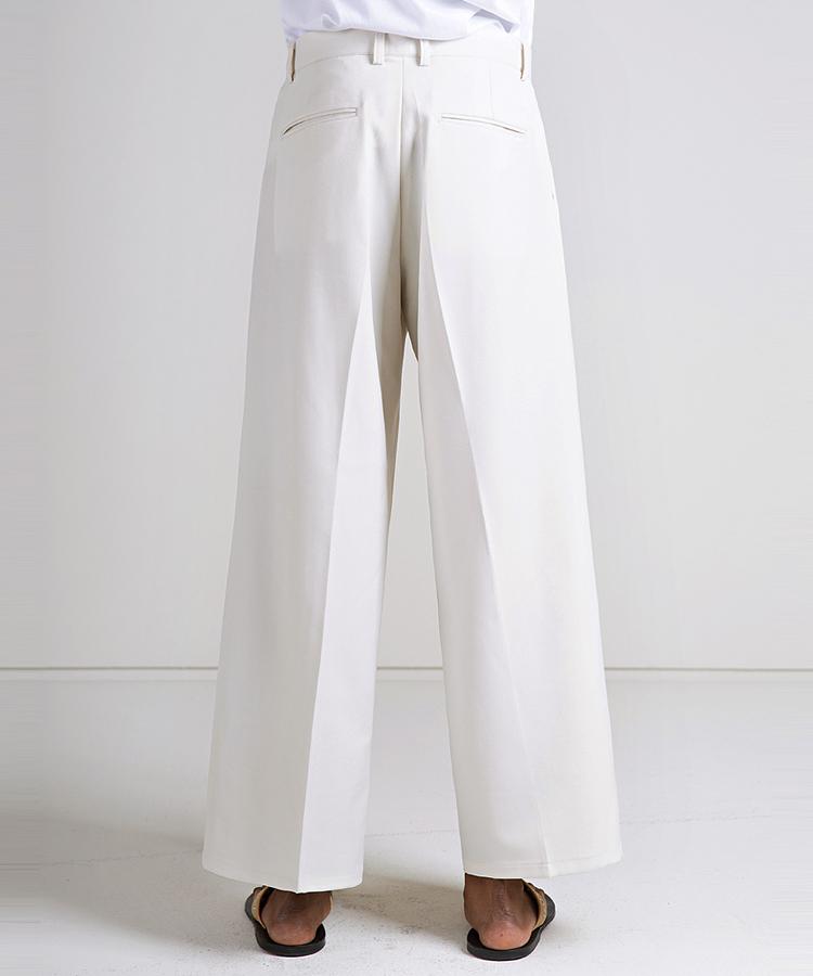 Seuteulaikeu Roomy Breezy Relaxed Trousers (Cream)