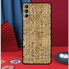 Ancient Egyptian Hieroglyphic Phone Case For Samsung Galaxy S24 Ultra S9 S10 S20 S21 S22 Plus S23 FE S25 Ultra Back Cover