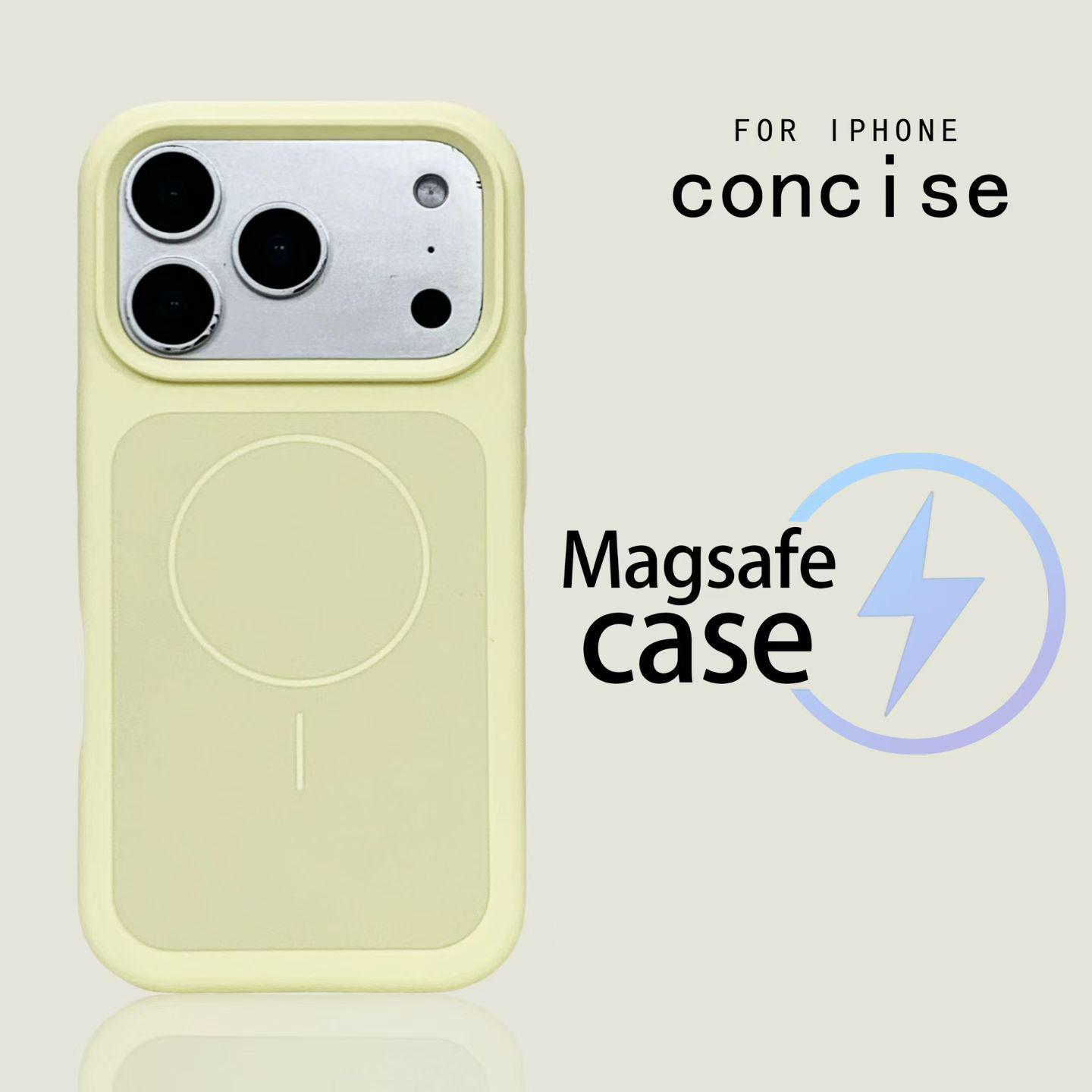 iPhone 17 Pro Max Magnetic Silicone Protective Case with Integrated Buttons 17 Pro Max