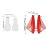1 pair Chiffon Fabric Fake Sleeves Flare Shape Elastic Band Arm Covers Sheer Mesh French Style Detachable Cuffs Photoshoot