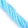 4mm Iridescent Glass Crystal Wheel Beads - Faceted Loose Abacus Beads for DIY Projects