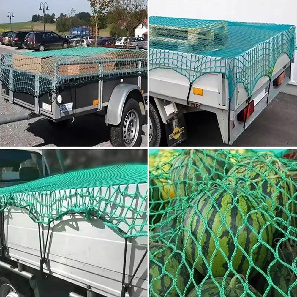 Trailers Interior Stretchable Heavy Duty Cargo Net Storage Universal Bungee Boat Truck Extend Mesh Luggage For Car Accessories