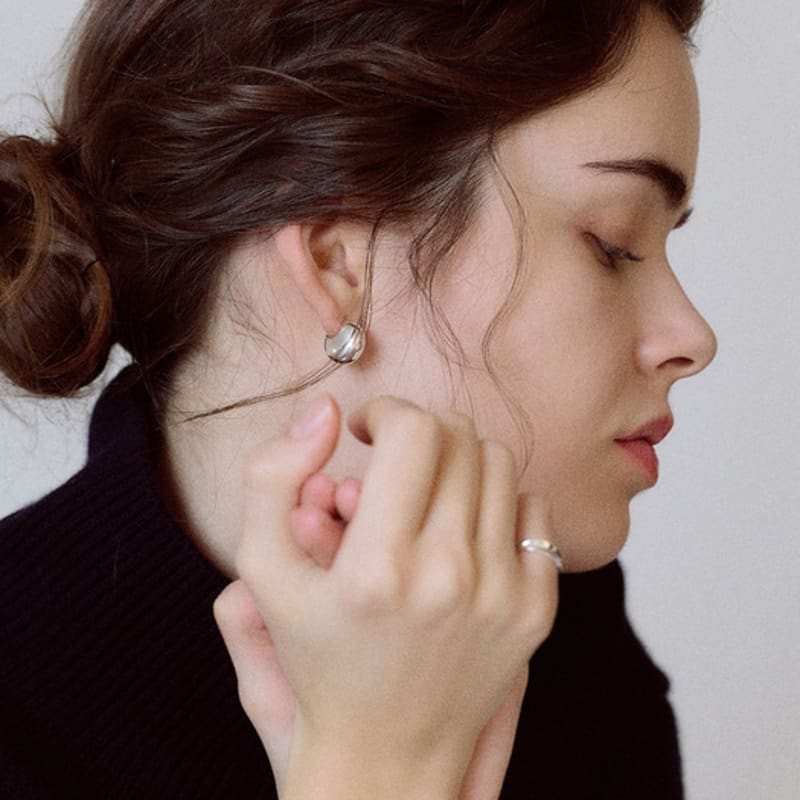 NORMALLEE [Silver 925] Coin Earrings