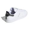 adidas Originals STAN SMITH J Leather Sports Slip Resistant Abrasion Resistant Low Top Skateboard Shoes White Black H05043
