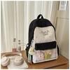 New high-value fresh and sweet candy color dopamine cute cartoon backpack junior high school students lightweight backpack