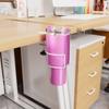 Anti Spill Cup Storage Rack Metal Table Fixed Storage Rack New Desk Cup Holder  Table