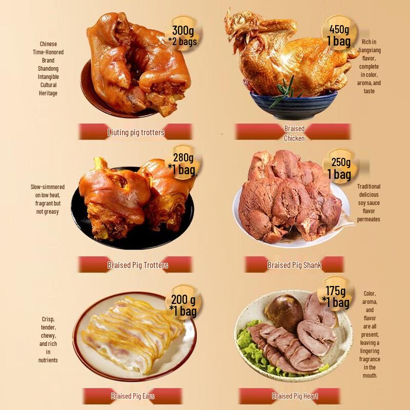 Zhou Qin Gong Assorted Cooked & Cured Meats Gift Box