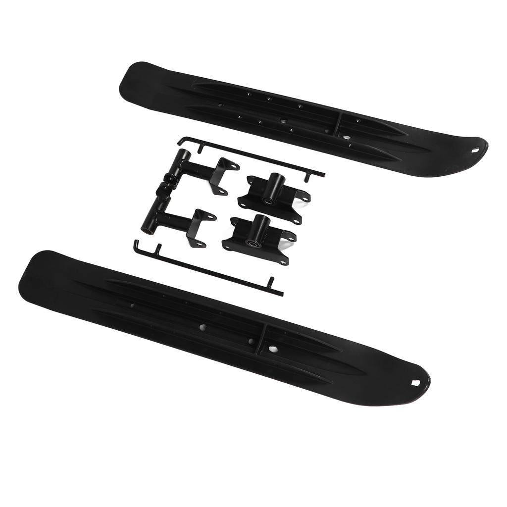1 Pair Snow Bike Sledge Sled Anti Slip Enhanced Grip Snow Racer Skid for Quad Bike ATV Go Kart UTV Four Wheel