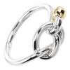 TIFFANY&Co. Love Knot Ring Silver925/K18 Yellow Gold #5.4(US Size) 3g Women Used