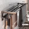 NHZHIW Space Aluminum Folding Towel Rack