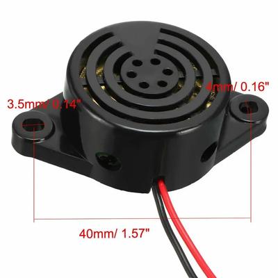 85dB 100dB Alarm Buzzer DC3V-24V Mini Electronic Alarm Buzzers Constant Tone Buzzer Beep Tone Alarm Ringer