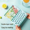 Ice Ball Maker Tray - Food-Grade Round Ice Cube Mold with Storage Box