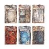 ZABC Vintage Rust Mark Series: 10 Sheets of Old-fashioned Cross-border Material Base Paper