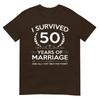 Regali Anniversario di Matrimonio 50 Anni Coppia Marito Moglie 50 Anni Maglietta