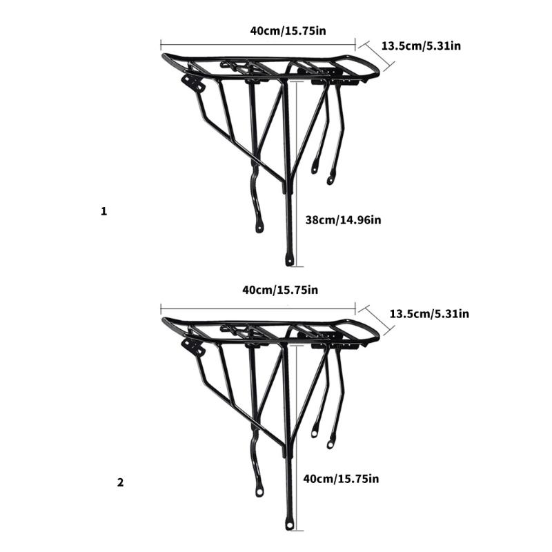 Mountain Bike Shelf Hanger Pannier Rack Bike Rear Luggage Cargo Rack Cycling Bag Stand Holder Cycling Equipment