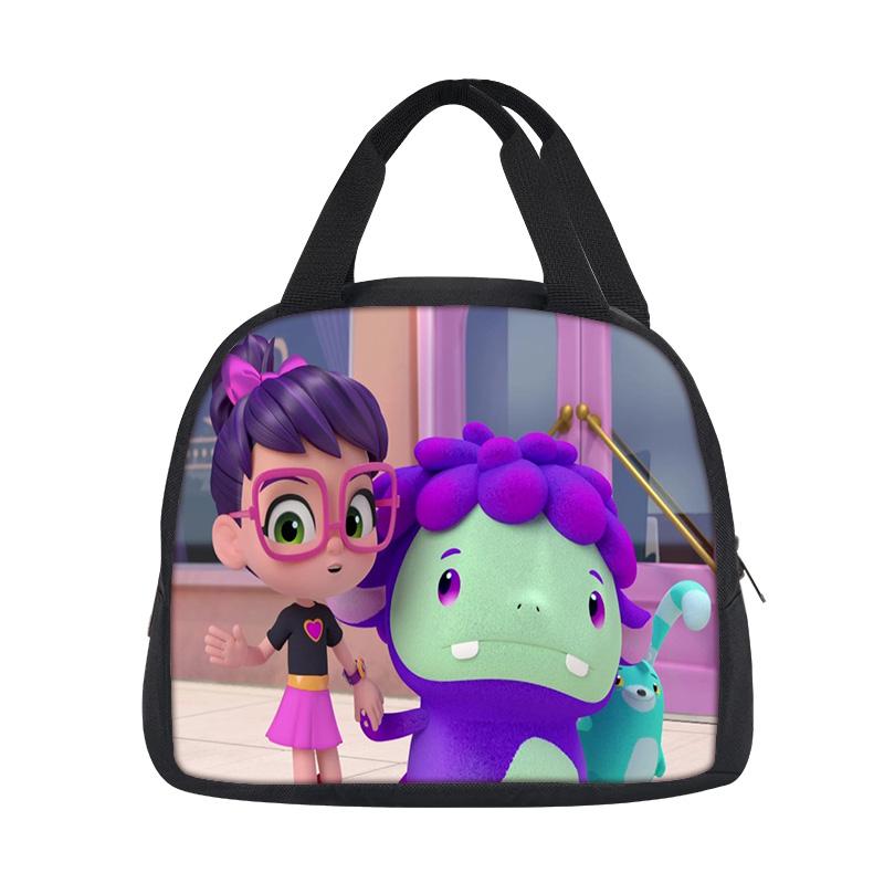 Abby Hatcher lunch bag new large capacity versatile cartoon print student boy and girl best birthday gift for school