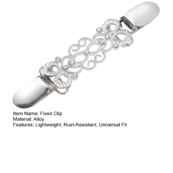 Pullover-Clip Leicht Rostbeständig Gürtel-Korsett Legierung Hemden Fixier-Clip Jacken Strickjacken Schals Zubehör